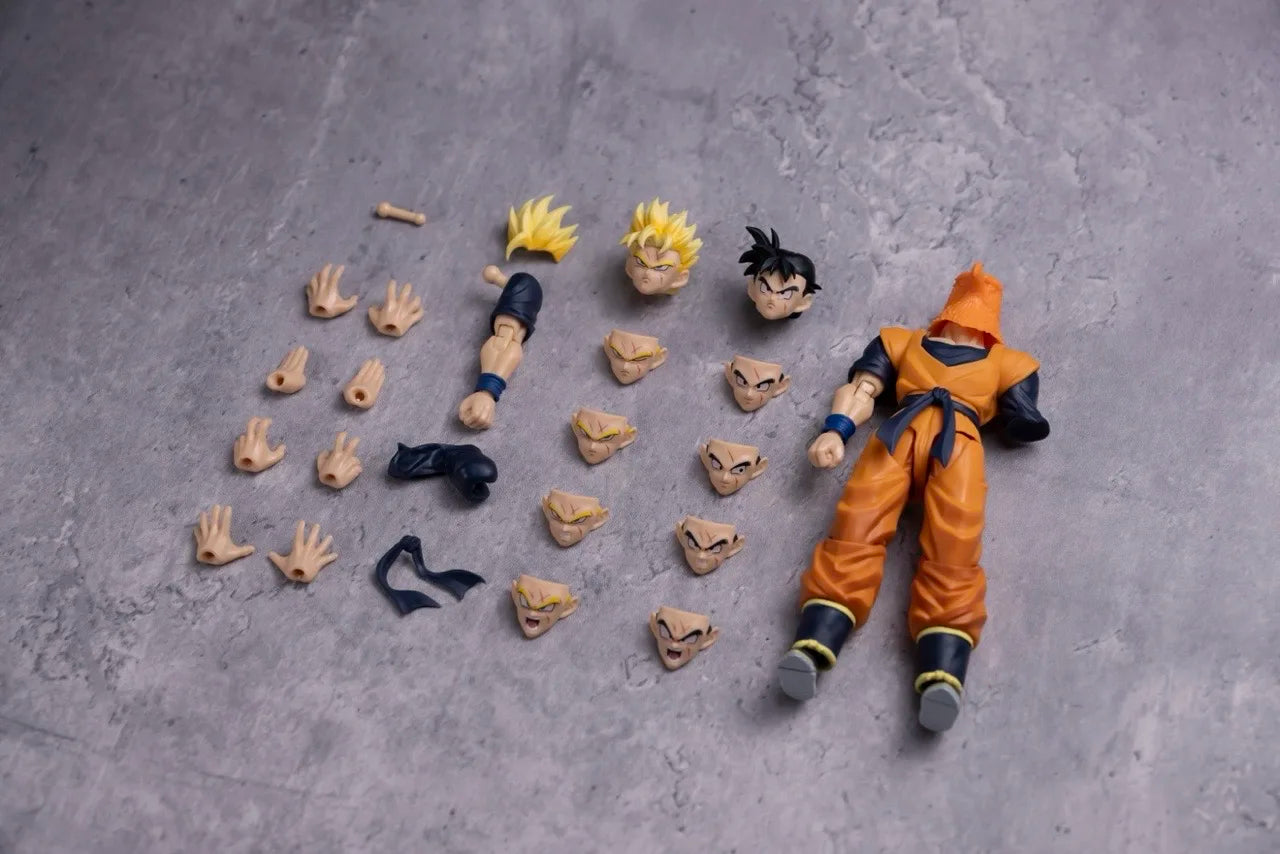 IN-STOCK HA TOYS Son Gohan One-armed Action Figure Dragon Ball Figures Missing Arm Gohan Eagle Hero Figures HAZ002 & HAZ003 Toy