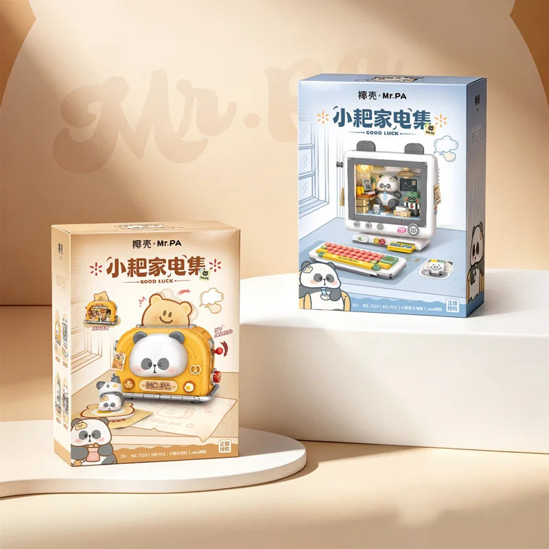 LOZ Retro Electronics & Toys Series, Toaster Computer with Lights Building Blocks Set, Desktop Toys, Ornament, Birthday Gift