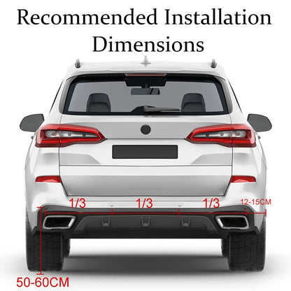LCD Parking Sensor System Backlight Human Voice Alarm Display 4 Probes 12 Colors Backup Detector Parking Assistance Kit