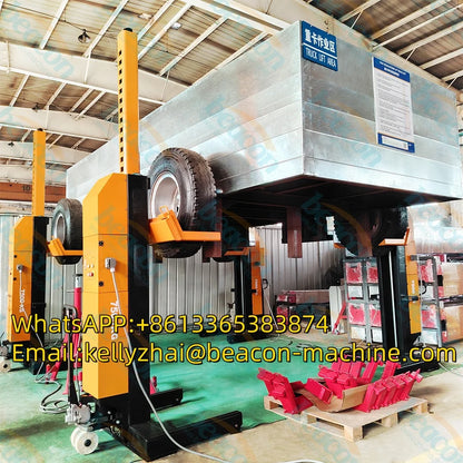 BEACON Truck 4 Post Lift Elevator Machine BC-4175 Mobile Lift Column Equipment for Car Lift