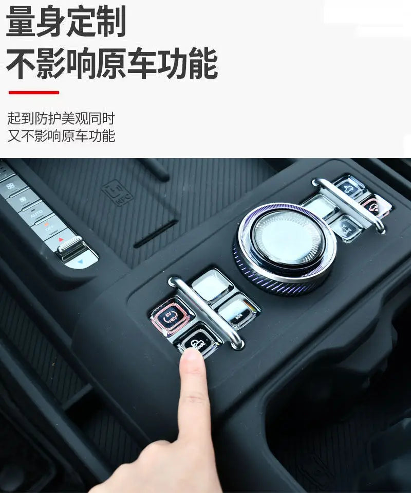For Jetour G700 2026 Central Control Wireless Charging Silicone Pad Dustproof Anti-slip Mat Center Console Storage Box