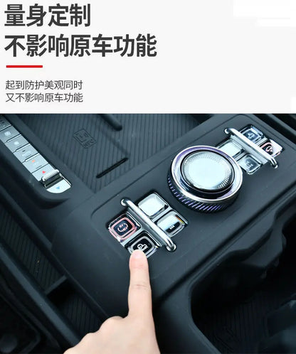For Jetour G700 2026 Central Control Wireless Charging Silicone Pad Dustproof Anti-slip Mat Center Console Storage Box
