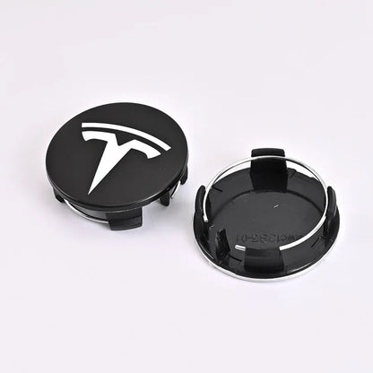 for Tesla Model Y X S Original Auto Accessories 4pcs/set 56mm Tesla Model 3 Model Y Original Covers Hub Caps Wheel Center Caps