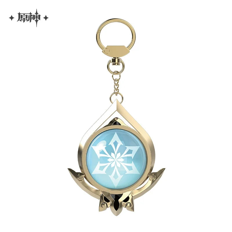 Sunsyea Genshin Impact Official Merch miHoYo Original Authentic Eyes of God Keychain Mondstadt Liyue Inazuma