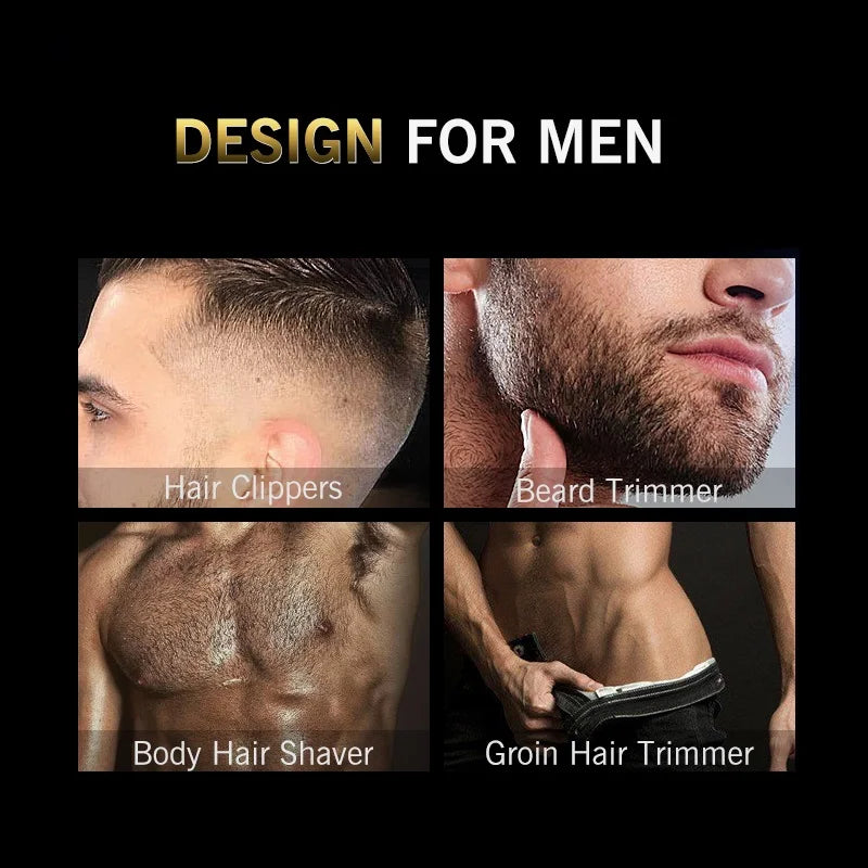 VGR Hair Trimmer Professional Beard Hair Clipper 9000 RPM Haircut Barber Metal Trimer for Men V-906 Hair Cutting Machine