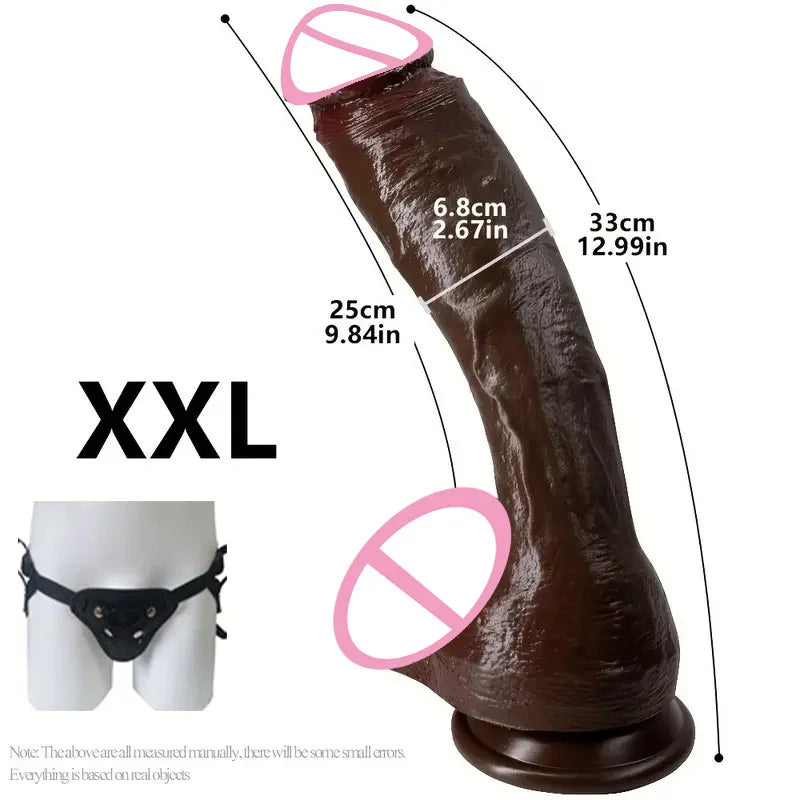 Oversized Realistic Dildo Huge Penis Penetration Anal Sex Toys For Women Masturbation Soft Dick Dildos Sexy Adult Sex Toy Gay