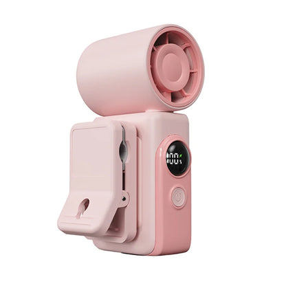 Mini Clip Fan Portable Handheld Fan USB Rechargeable Rotatable Mini Clip On Fan for Stroller Umbrella Personal Cooling Hand Fan
