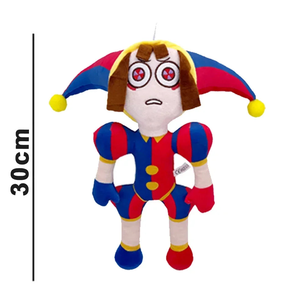 New The Amazing Digital Circus Pomni Jax Plush Toy Anime Cute Theater Rabbit Doll StuffedCartoon Clown Christmas Kids Gifts