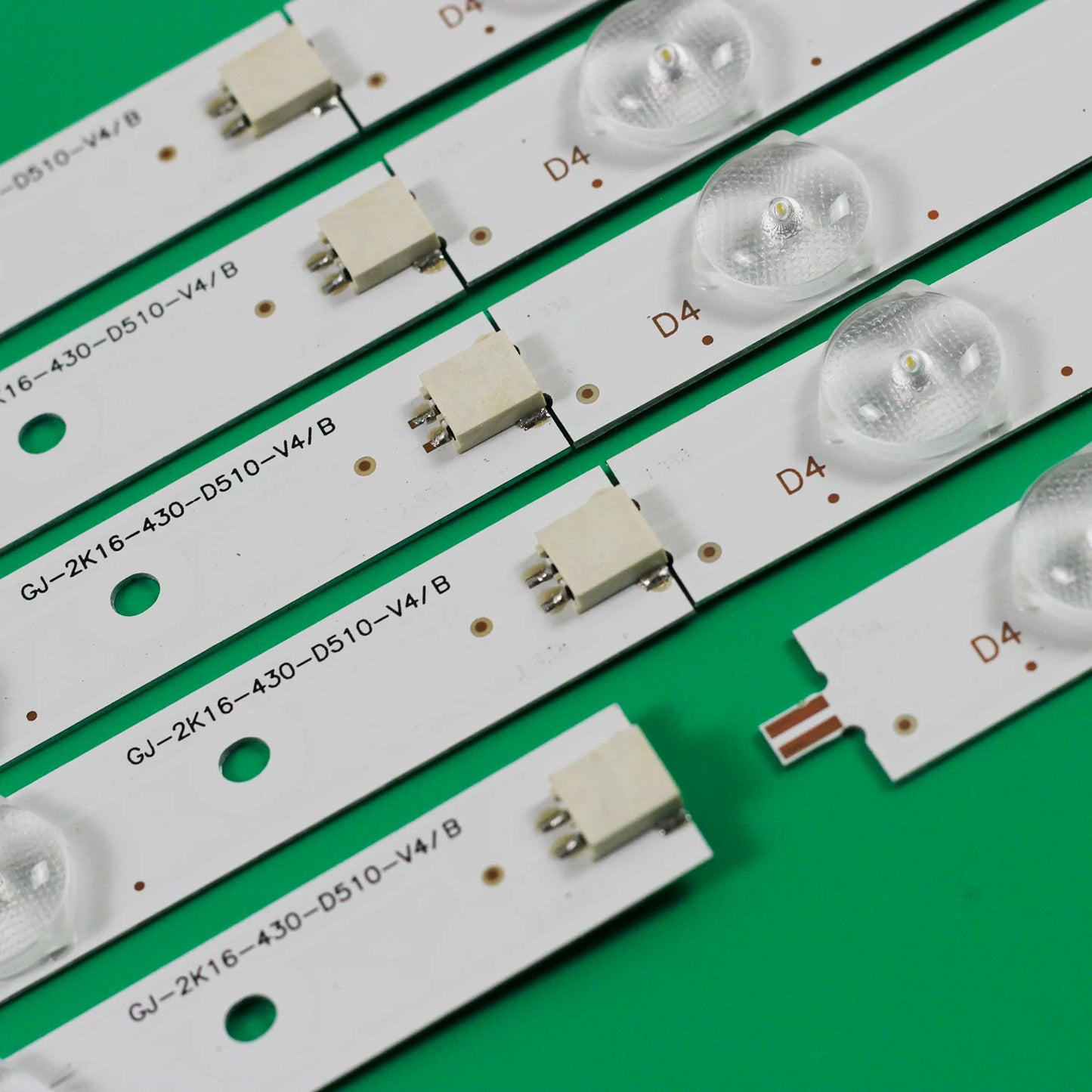 5pcs/lot 10leds LED backlight bar for 43" TV 43CH6000 le43s5970 TPT430US TPT430H3 LB-PF3528-GJD2P5C435X10-B GJ-2K16-430-D510-V4