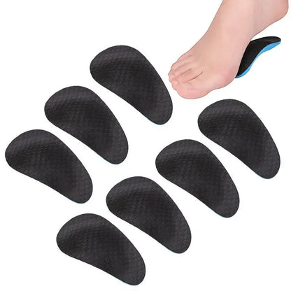 1/2/3/5pairs Sports Palm Foot Pad Flat Arch Support Half Inner Insoles Orthopedic Insoles Correcting Flat Feet Support Foot Pad