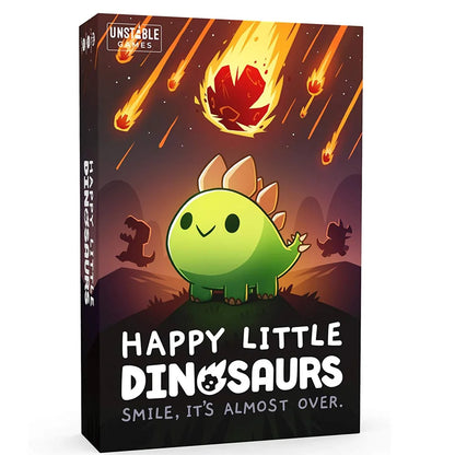 Unstable Games Happy Little Dinosaurs Board Game Funny Unicorns Card Game Family Board Games for 2-4 Players