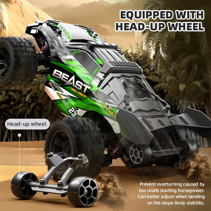 New SG118 1:18 High Speed Drift Racing 60KM/H Or 35KM/H Brushless Motor 4WD RC Car LED Lights Off Road Cars Toys for Kid Gifts