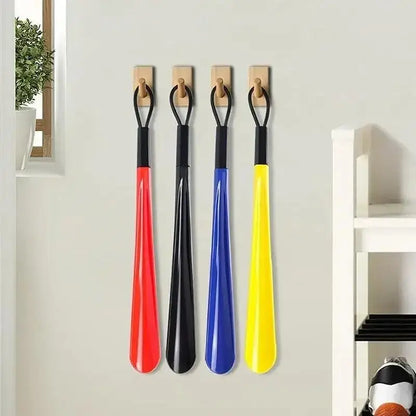 1PC Extra Long Flexible Plastic Shoe Horns Do Not Require Bending Durable Shoe Spoons For Pregnant Women Wear Shoe Assistants