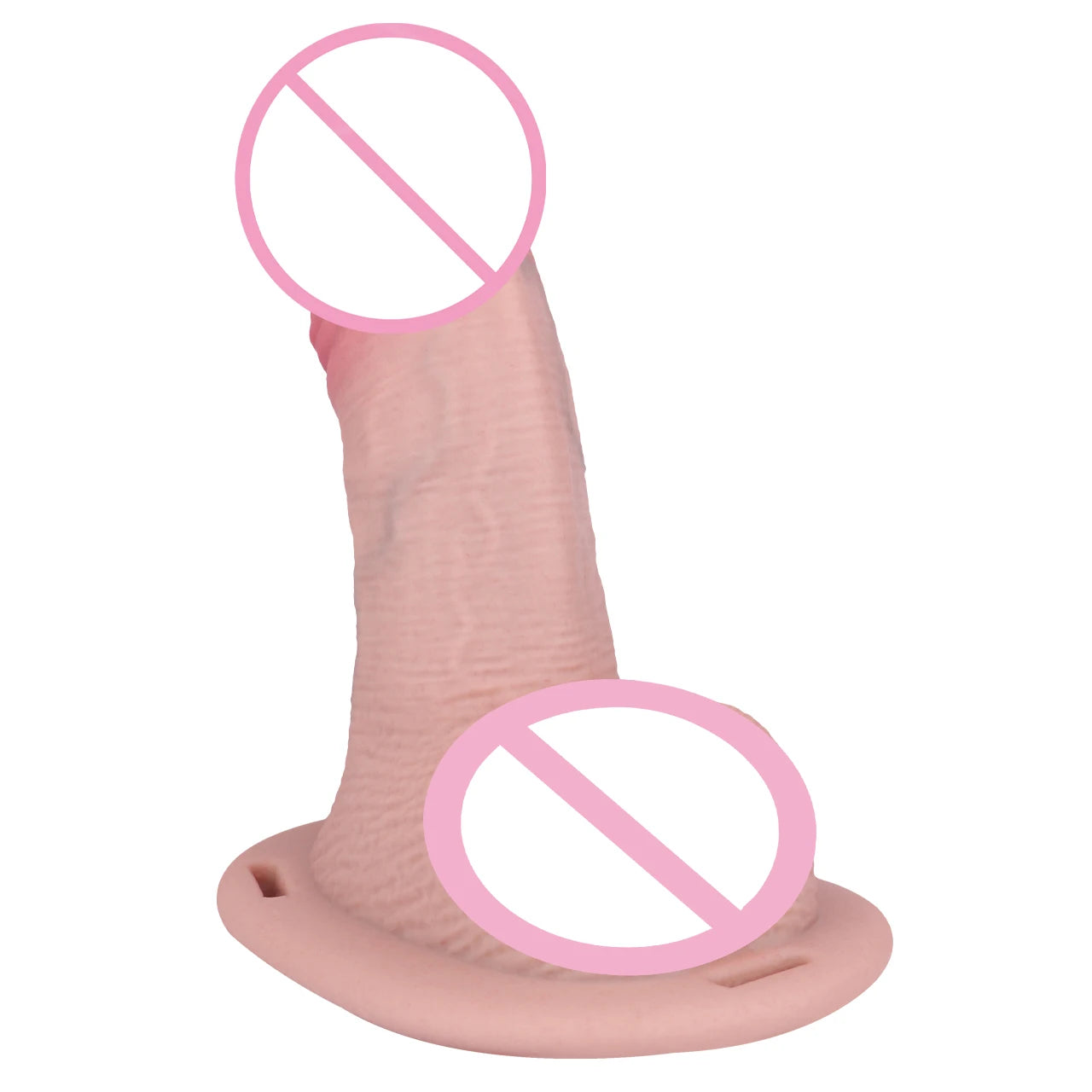 ANOSX Male Chastity Cage Realistic Dildo Sleeve Chastity Belt Silicone Cock Cage Strap On Penis Sleeve Penis Ring Sex Toys Men