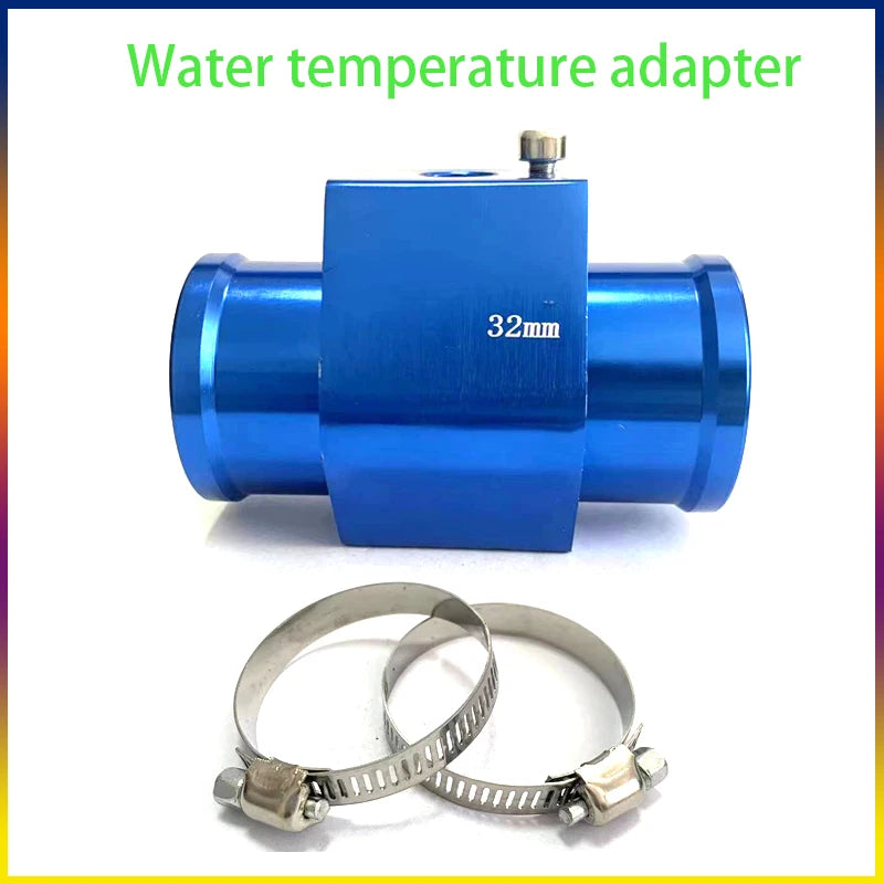 Water Temperature Sensor Head Joint Sensor Radiator Adapter 1/8NPT 12V 24V Digital Water Temperature Gauge Voltmeter