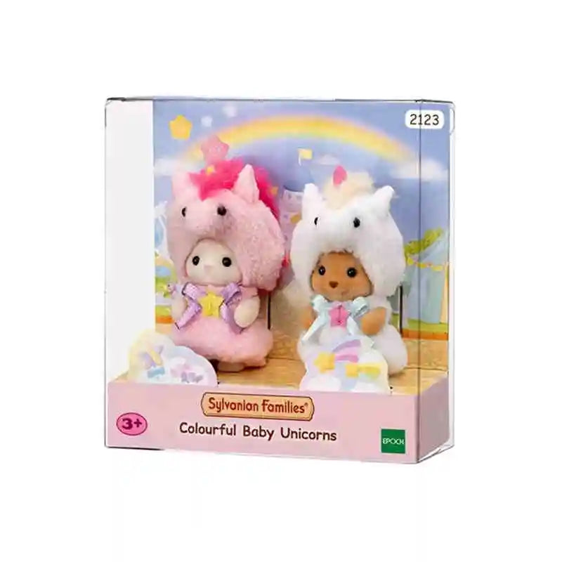 Original Japan Sylvanian Families Anime Figures Christmas Set Robot Unicorn Attack Toy Dressing Party Doll Festival Limited Toys