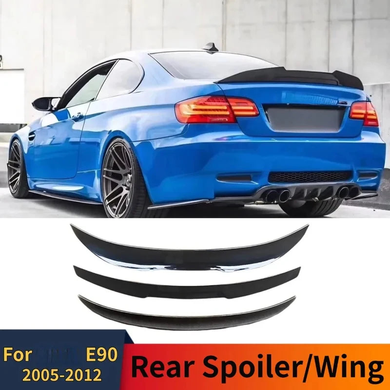 High Quality Rear Trunk Spoiler Wing Dam Deflector Tuning Body Kit Fit 3 Series E90 E91 2005-2012 Exterior Car Accessori