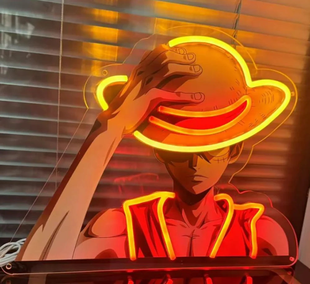 Custom Pokemon Pikachu Acrylic Neon LED Light Animes Artwork for Home Festival Party Salon Bar Hotel Business Shop,Etc.
