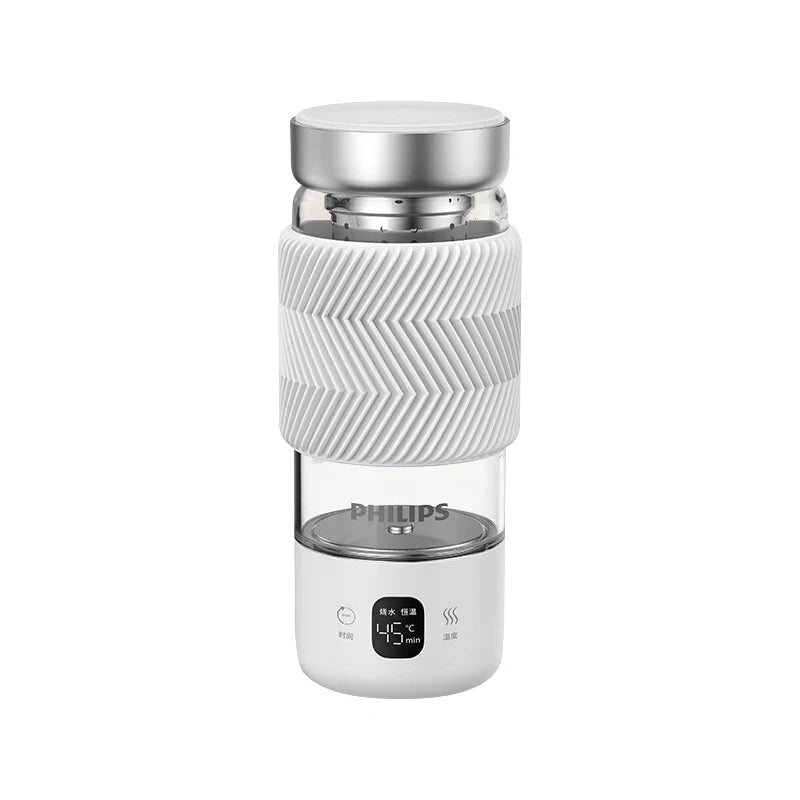 Philips Portable Electric Kettle 2-in-1 Water Boiling/Health Cup 4 Temperature Settings 400ML Portable Water Boiling Cup