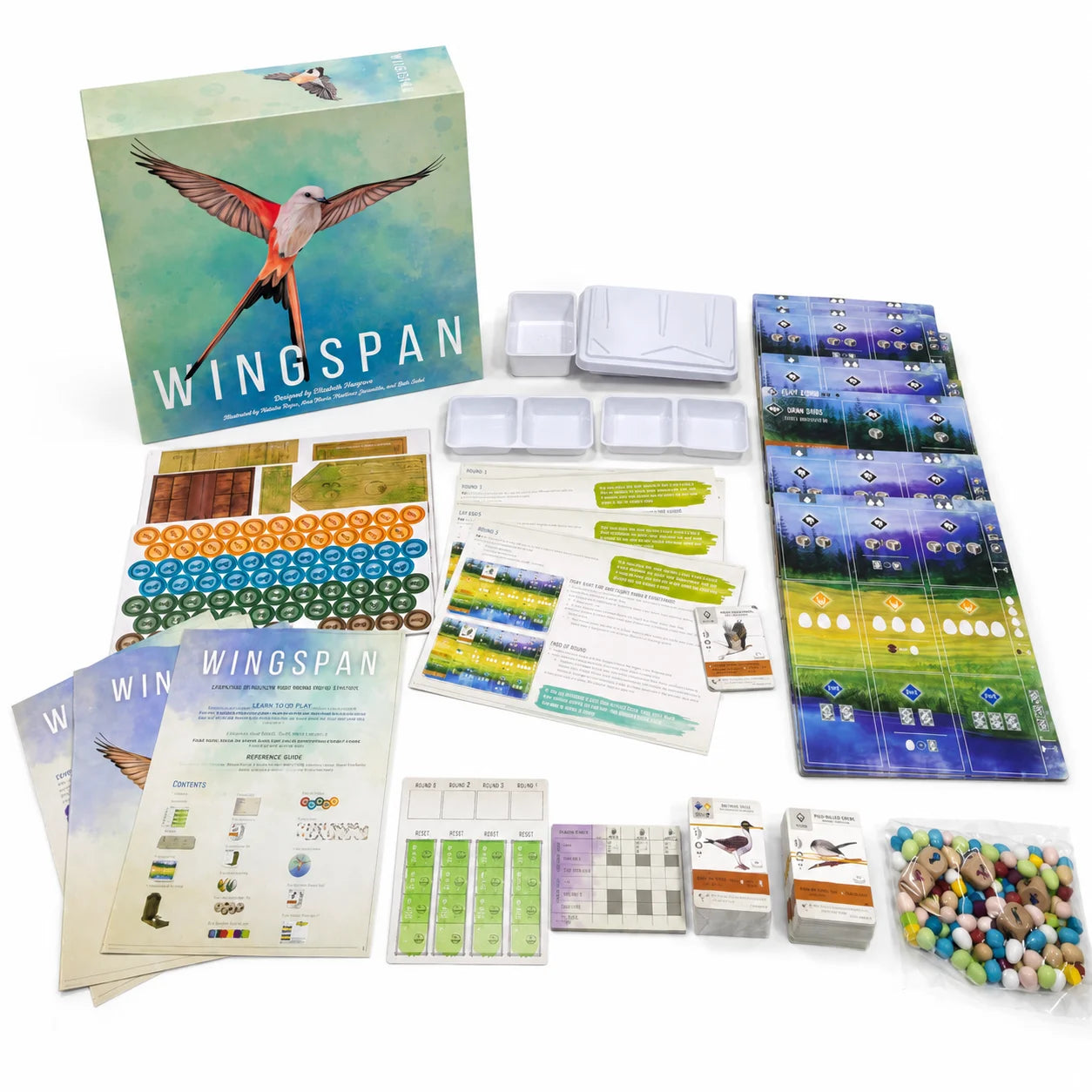 Wingspan Board Game Series, Bird Strategy Engine Building Game with Base Set and Expansions, Family Game Night, English Version