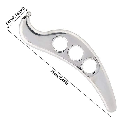 1PC Stainless Steel Muscle Scraper Massage Tool Gua Sha iastm for Deep Tissue Scraping for Myofascial Release,Muscle Pain Relief