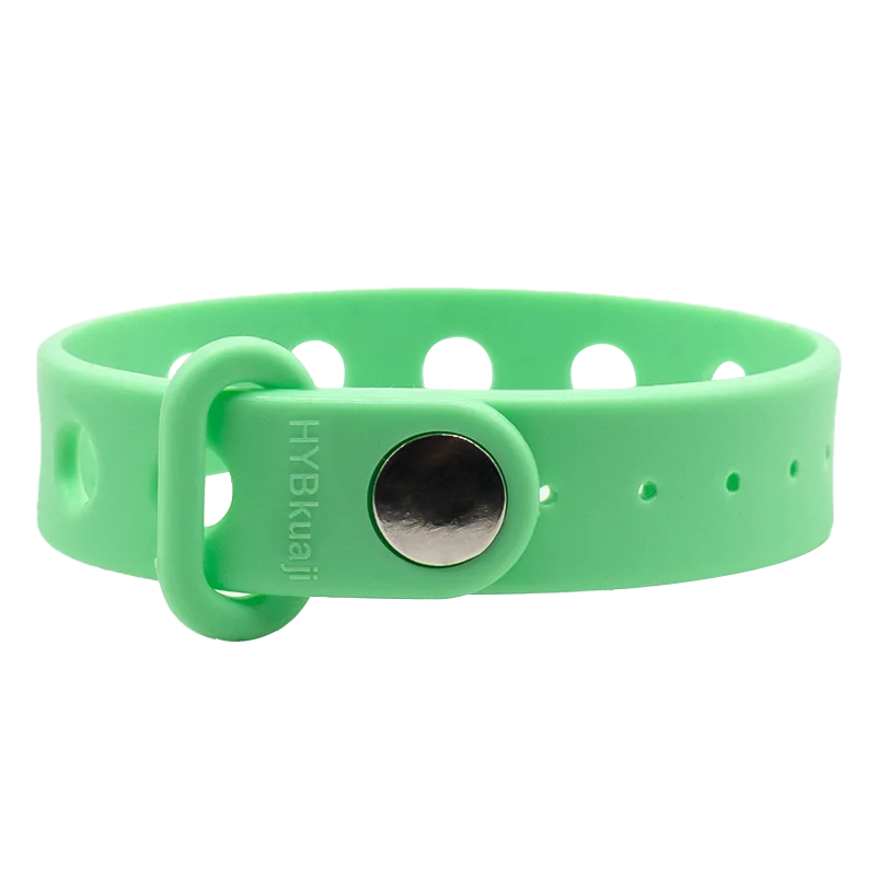 1-24pcs 21.5cm Silicone Bracelets with Holes Soft Wristbands Fit Shoe charms Shoe Accessories Pins Adjustable Size Kids Ornament