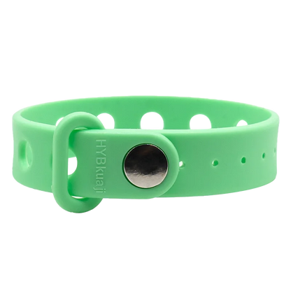 1-24pcs 21.5cm Silicone Bracelets with Holes Soft Wristbands Fit Shoe charms Shoe Accessories Pins Adjustable Size Kids Ornament
