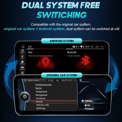 Wireless Carplay Android 14 For BMW F20 F30 F21 F22 F31 F32 F33 F34 F36 NBT EVO Multimedia Player Auto Radio Screen GPS