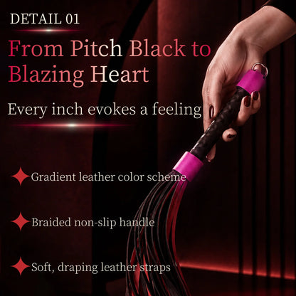Leather Sexy Spanking Whip Bdsm Bondage Fetish Horse Tassel Tails Lash Adult Erotic Flogger Flirting Sex Toys for Couple Games
