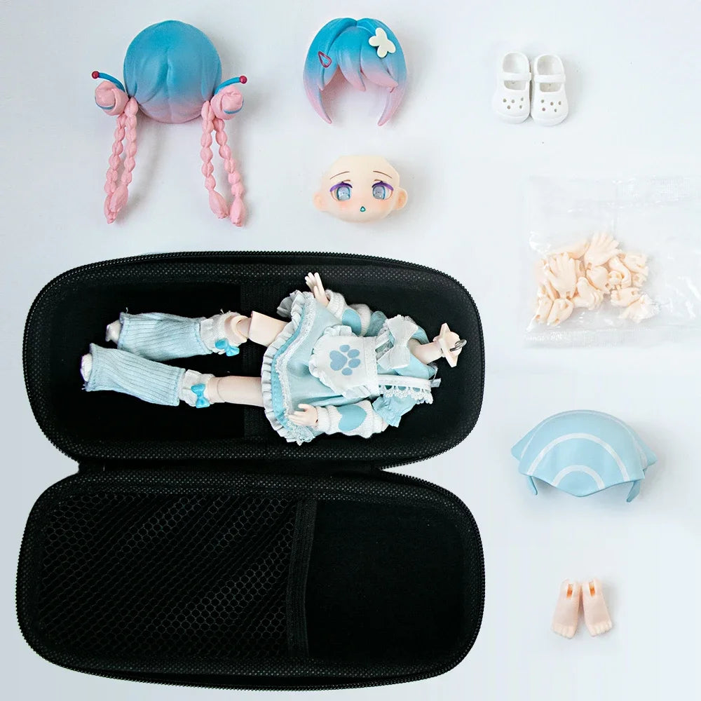 Cute 1/12 Bjd Movable Joints Anime Figure Doll Trendy Toy Ornaments Change Clothes Toys  Holiday gifts Gift Doll