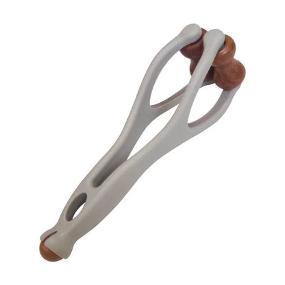 Hard Wood Double-sided Finger Massage Roller Hand Massager for Trigger Finger & Carpal Tunnel Pain Relief Portable Stress Relief