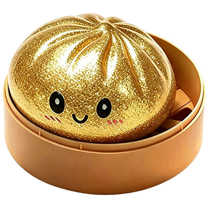 2026Glitter Dumpling Glitter Dumpling Squishy with Box Dumplings Sensory Squeeze Toy for Stress Relief