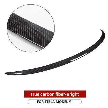 Xyzplus New Car Trunk Wing Spoiler For Tesla Model Y 2023 Accessories Spoiler Real Carbon Fiber Accessory Model 3 2022