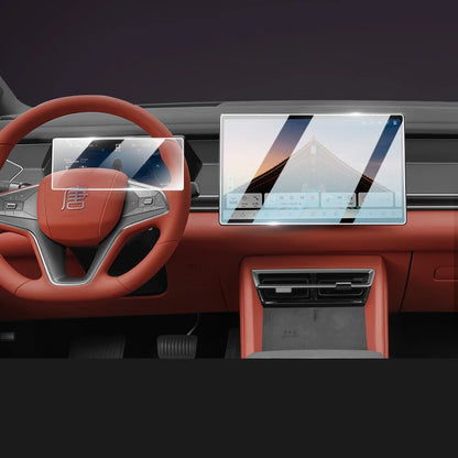 For BYD Sealion 8 Atto 8 Tang L Car Rear Air Conditioning Film Central Control Navigation Tempered Instrument Glass Accessories