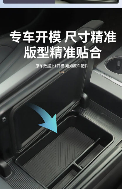 For GAC Aion V Plus 2025-2026 Center Console Organizer Box - Custom Storage Tray Insert for Armrest Compartment