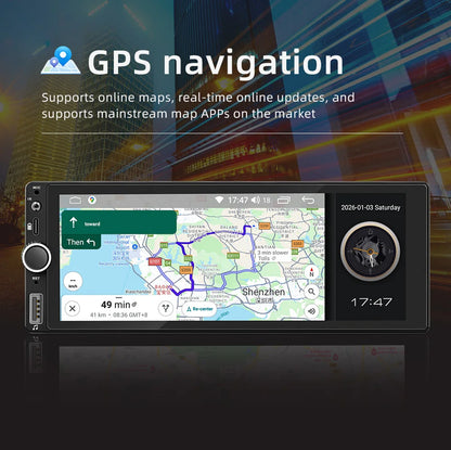 Car Intelligent Systems Android 13 1din Player Wireless Carplay Android Auto WIFI Internet GPS Navigation RDS BT Auto Stereo