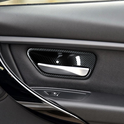 Car Center Console Dashboard Gear Shifter Panel For BMW F30 F31 F34 3GT F32 F33 F36 Trim Accessories, Carbon Fiber ABS Sticker