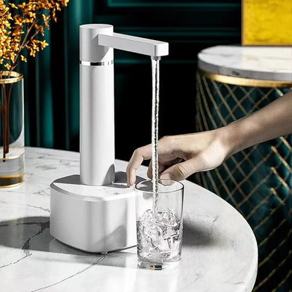 ZaiXiao Electric Water Gallon Pump Automatic Water Bottle Pump Dispenser Desktop 4W Rechargeable Water Pump Dispenser With Stand
