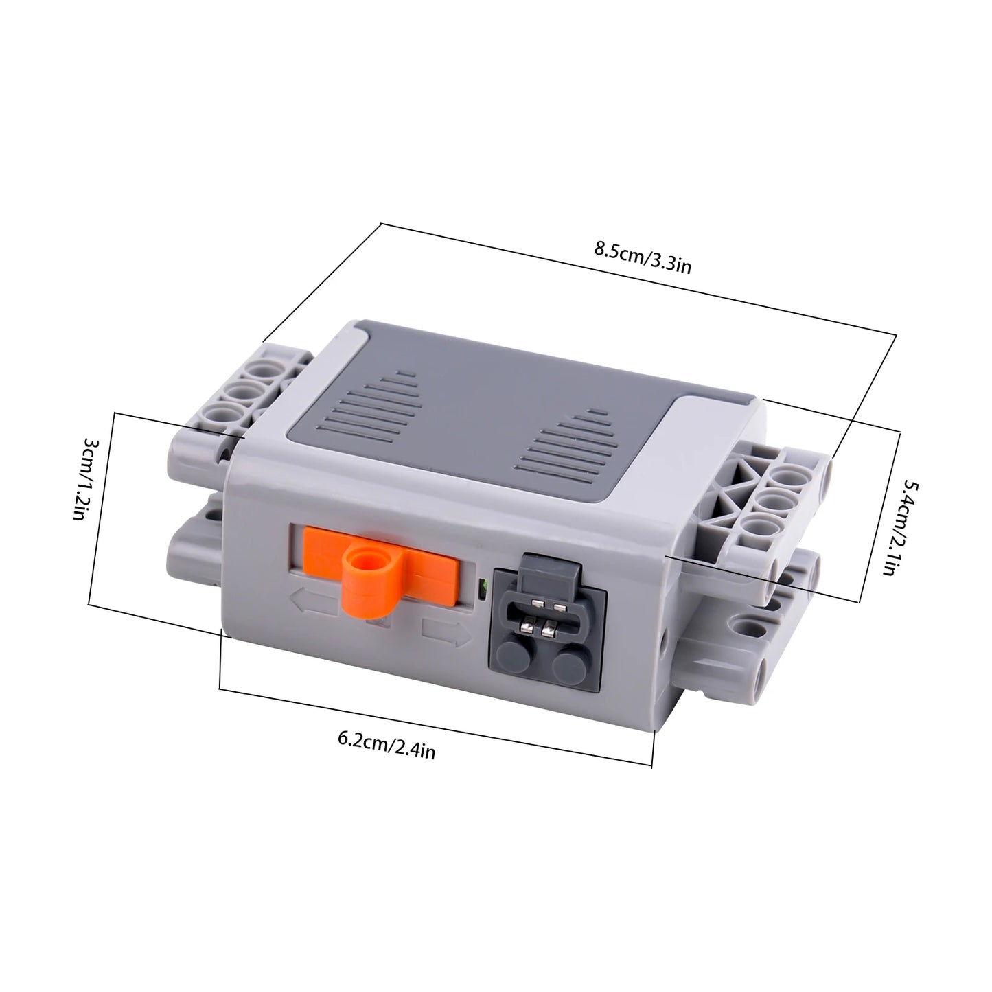 MOC Power Functions Part Building Blocks Train Track Motor Battery Box Infrared Remote Control Receiver M-motor for Legoeds