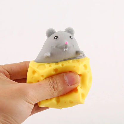 Cheese Bread Squeeze Toys Giant Cheese Squishy Stress Relief Slow Rising Sensory Fidget Toys Office Decompress Gifts for Adults
