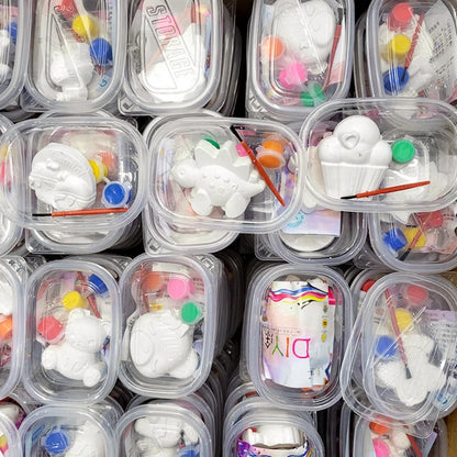 1pcs Fun Box DIY Handmade Graffiti Dolls For kids Birthday Kindergarten Home Party Gift Pinata Gift Bag Treasure Box Filling