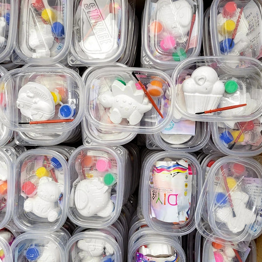 1pcs Fun Box DIY Handmade Graffiti Dolls For kids Birthday Kindergarten Home Party Gift Pinata Gift Bag Treasure Box Filling