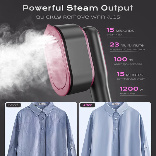 Portable Iron Steam Hanging Iron Professional Handheld 1200W Household Heating Portable Garment Steamer Clothing Clothes Iron