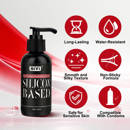 Silicone Warming Pleasure Lubricant 120ml 300ml | Long Lasting Heating Sex Lube for Toys, Couples & Intimate Use