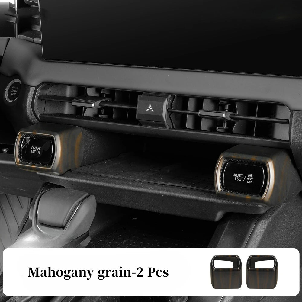 For Toyota RAV4 XA60 2026 ABS Red Gear Shift Cover Trim Central Control Strip Air Outlet Trim Interior Decoration Accessories