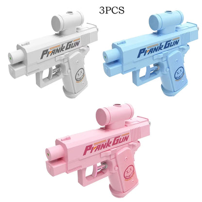 Outdoor Summer Water 2-Way Squirt Gun - Press & Spray Water Gun,Reverse Splash Toy for Prank Fun,Stress Relief, Water Fight Game