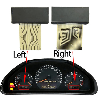 Dashboard LCD Display Screen Instrument Cluster for Mercedes Benz C/E Class W202 W210 W208 CLK SLK R170 Gauge Sets Dash Panels
