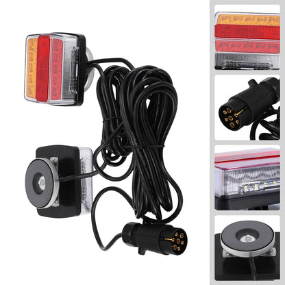 3256807765834798Led Trailer Tail Light Set, 12v, With 7-Pin Plug, Durable Material, Easy To Install, Improves Visibility, Licens