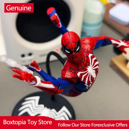 Zd Toys Marvel Ps4 Spider Man Velocity Suit Action Figure Fully Articulated Joint Movable Collectible Model Toy Gift For Adult