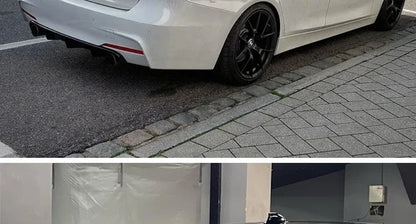 Carbon Fiber Rear Bumper Lip Trunk Wing MP M4 PSM Style Roof Spoiler Kit For BMW 3 Series F30 F31 F35 2012-2019 Gloss Black